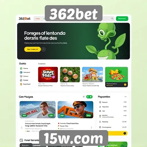 Análise da interface do usuário do site 362bet